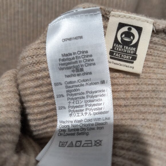 Madewell Button-Up Long-Sleeve Sweater Shirt - L - Picture 9 of 10